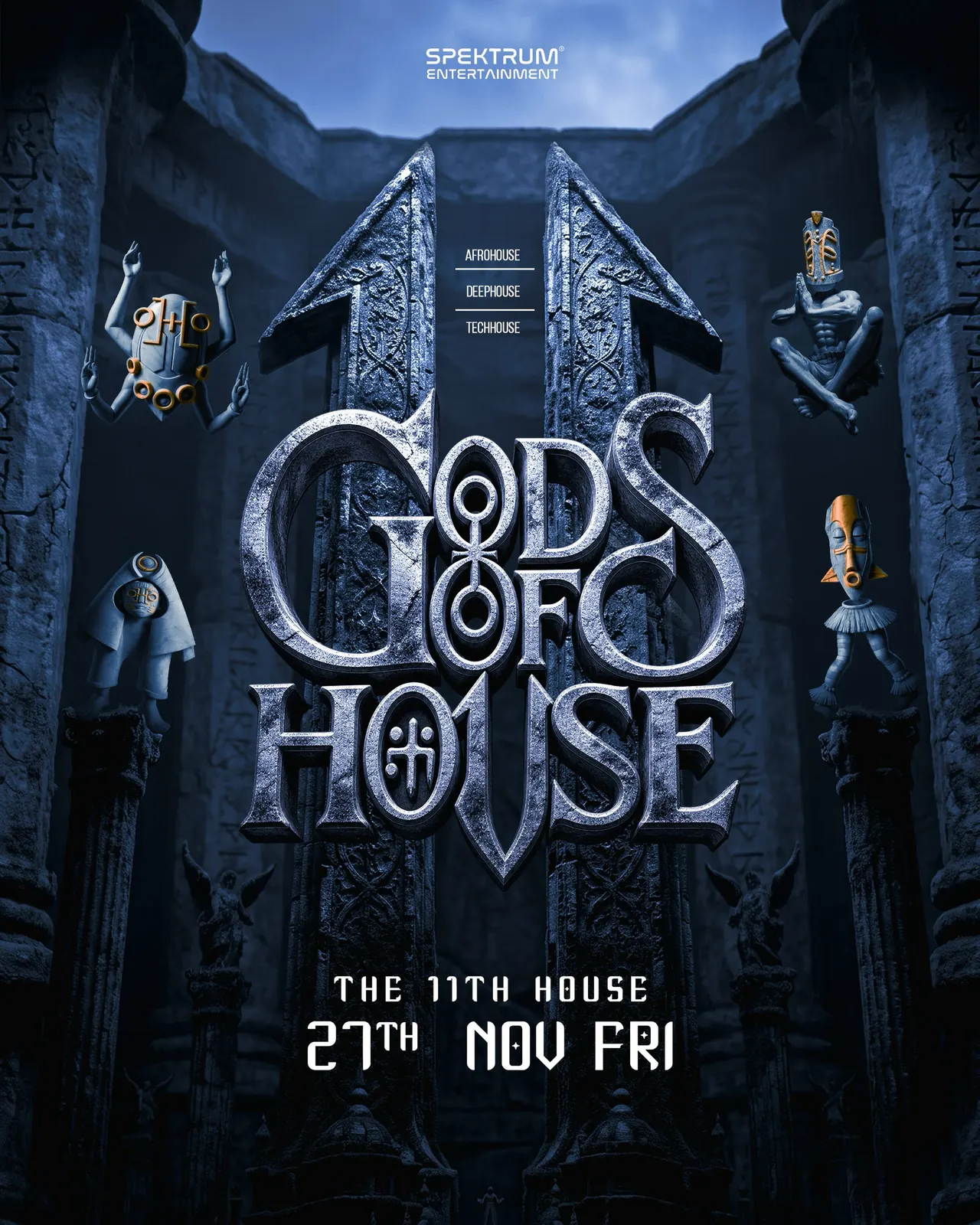Gods of House, The 11th House, 27th Nov Fri